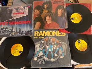 Ramones Punk Rock Vinyl Lot Pet Sematary End Of The Century Road to Ruin - Imagen 1 de 3