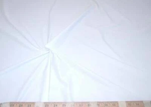 Fabric Nylon Spandex 4 way stretch Solid White NLY04 - Picture 1 of 1