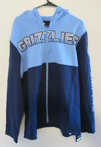 Memphis Grizzlies Hoodie Men's XL Blue/Light Blue Fanatics Brand Full Zip NWT - Picture 1 of 11