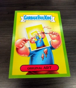 2014 Garbage Pail Kids Series 2 Green Border "ORIGINAL ART" #111a Sticker Card - Picture 1 of 1