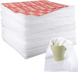 100Pcs 12X12Inch Cushioning Foam Wrap, Moving Supplies Packing Cushion Foam Pack - Imagen 1 de 8