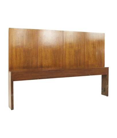 Lane Mid Century Walnut King Headboard Cover