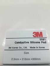 3M Thermally Conductive Silicone Pad Sheet 5591, 2.5 mm x 210 mm x 300 mm, One