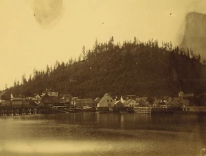 Wrangell, Alaska, 1890's AK, New Reproduction of Old Photo - Picture 1 of 1