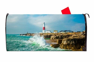 Lighthouse 6 Cover Cassetta Postale Magnetica Vinile Ottima Qualità Made in USA - Foto 1 di 1