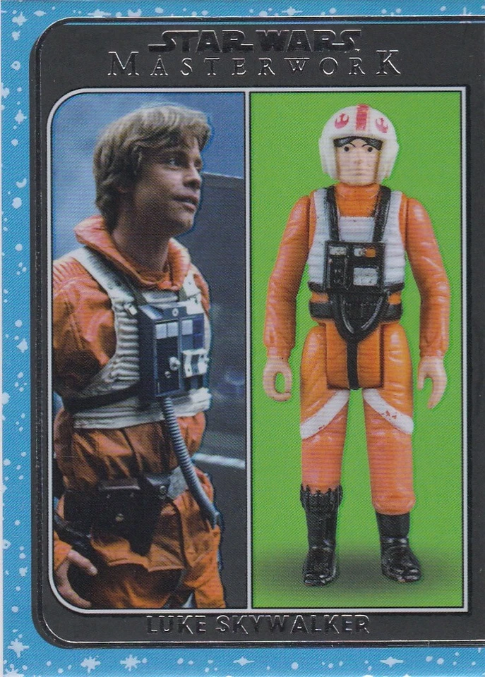 2021 Star Wars Masterwork Out Of The Box OTB-3 Luke Skywalker Rainbow Fo 123/299 - Image 1 of 1