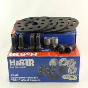 Ensanchamiento de canal H&R 6/6 mm negro para VW Corrado Golf Jetta Passat Polo Sciroc - Imagen 1 de 4