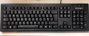 Kensington PK1100U Value Keyboard Black USB Wired UK English Standard Keyboard - Photo 1/3