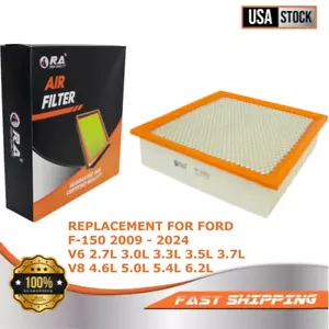 10262 Engine Air Filter for FORD F-150 2009 - 2024 2.7L 3.0L 3.3L 3.5L 3.7L 4.6L - Picture 1 of 7