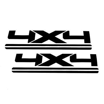 Black Truck Bed Side Fender 4x4 Off-Road Vinyl Decal For Chevy Dodge GMC Ford... - Image 1 of 4