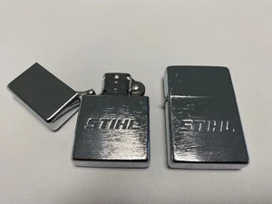 STIHL Merchandise Original Fuel Lighter Collectable Chainsaw 0464-303-0000 2PCS - Picture 1 of 7