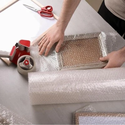 Bubble film - 10 to 50 feet x 12 inches, 3/16 small bubble buffer - Image 1 of 4