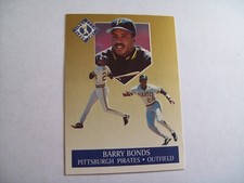 BARRY BONDS PITTSBURGH PIRATES 19921 #1 of 10 FLEER INSERT MLB BASEBALL