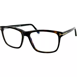 Tom Ford TF5479B Mens Plastic Eyeglass Frame 052 Dark Havana 56-16 Italy - Picture 1 of 6