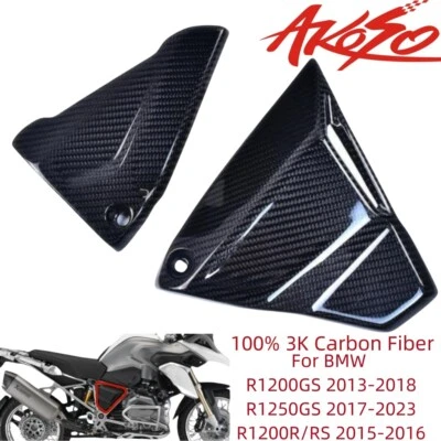 Cubierta del marco del panel lateral de fibra de carbono 2013-2018 para BMW R1200GS R1250GS 2017-2023 Foto 1 de 4