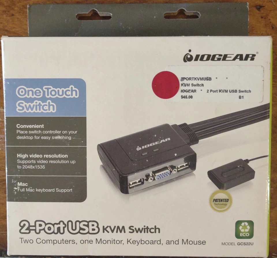 2-port USB KVM Switch - Image 1 of 1