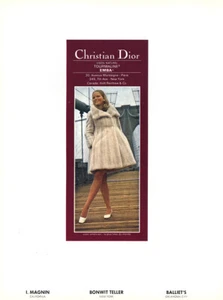 1969 Christian Dior: Tourmaline Emba Vintage Print Ad - Picture 1 of 1
