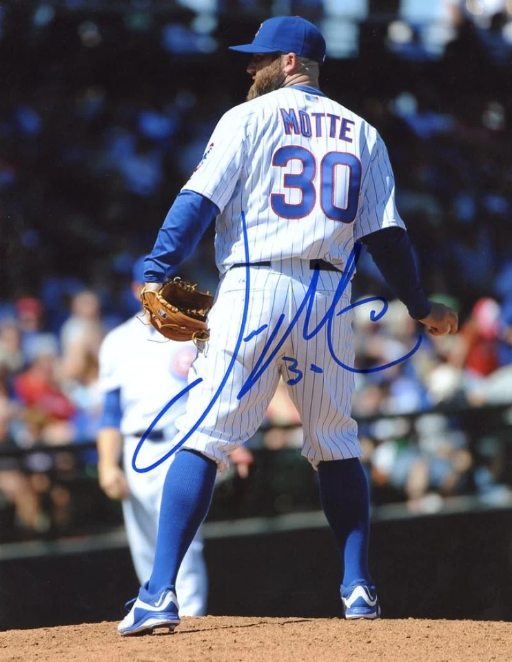 杰森·莫特 芝加哥立方体 #30 签名 8 X 10 照片 带真品证明 — 第 1/1 张图片