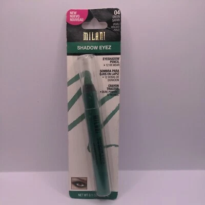 MILANI SHADOW EYEZ 12 HR Water Resistant Crease Proof Eyeshadow 04 GREEN SAFARI! - Image 1 of 4