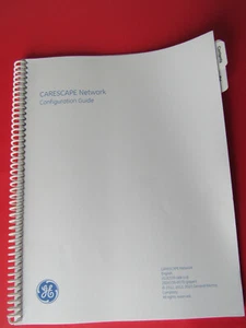 GE Carescape Network Configuration Guide MANUAL 2026338-007D 2012, 2013, 2015 - Picture 1 of 7