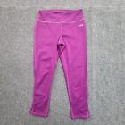 Fila Leggings Womens Medium Purple Running Winter 3/4 Sports Activewear Size M