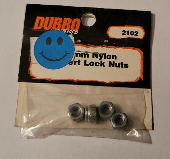 Du-Bro Lock Nuts with Nylon Insert DuBro Rc Hardware 4 pcs 2102 - Image 1 of 1