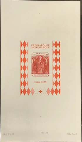 Monaco #YTBF7c MNH S/S CV€450.00 Devote Agatha Barbara Brea Large Format [864] Cover