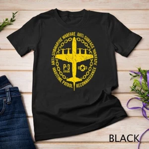 Camiseta P-3 Orion Anti-Submarina Guerra Patrulla Naval Avión Unisex - Imagen 1 de 15