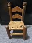 Vintage Wooden Doll Chair Child's Toy Doll Accessory