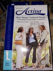 Activa Compression Legwear, 15-20 mmHg, D, Nude, H2304, Neu, Closed-Toe Kniehoch - Bild 1 von 3