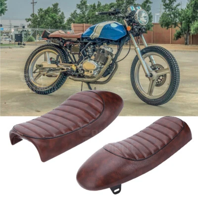 For Honda Rebel 250 450 500 Motorcycle Cafe Racer Seat Flat Brat & Hump Saddle - Image 1 of 4