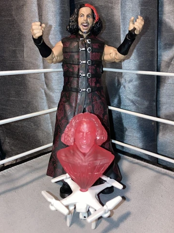 Broken Matt Hardy - Unrivaled 4 With Robe and Vanguard 1 WWE Mattel AEW Elite Cover