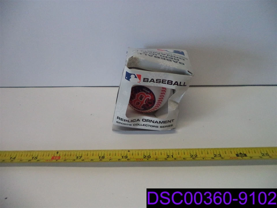 Boston Red Sox Replica Baseball Collectible Christmas Ornament Topperscot