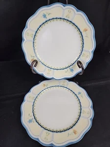 Lot de 2 assiettes à dîner fleurs de jardin provençales Lenox 11 pouces vintage magnifiques 🙂 🙂 - Photo 1/13