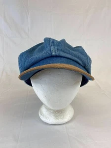 Denim Baker Boy Mütze Newsboy Cap S M Classic Casual Fitted Relaxed Fashion Oldies - Bild 1 von 10