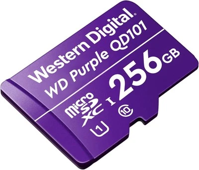 Western Digital WD Purple SC QD101 256GB MicroSDXC UHS-I Memory SD Card - Image 1 of 4