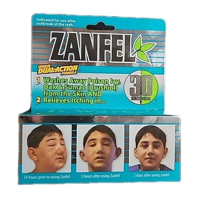 Lavado de hiedra venenosa, roble y zumaque ZANFEL, 1 OZ Foto 1 de 2