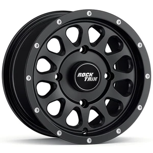 Llanta de rueda RockTrix RT111 ATV UTV 12x7 | 4x110 4/110 | Desplazamiento 5+2 1 pieza | Negra - Imagen 1 de 4