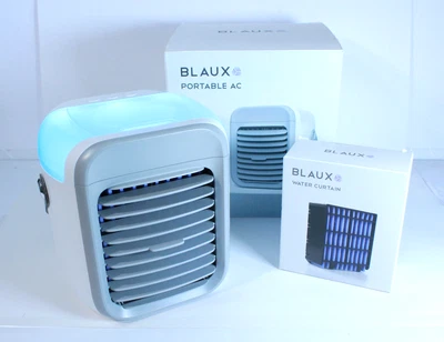 BLAUX Portable AC Air Mist Cooler w Extra Water Curtain. *See Description*  - Image 1 of 4