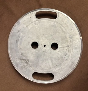 Kenwood KD-2055 OEM Aluminum Platter Disc Part# D02-0013-25 Made in Japan 1970s - Picture 1 of 12