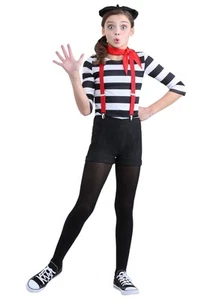 Girl's Mime Costume - Picture 1 of 1