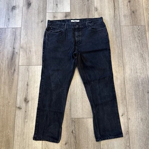 Tommy Hilfiger Men's Gray/Black Tommy Hilfiger Jeans Size 38 x 30 Slim #957 - Picture 1 of 15