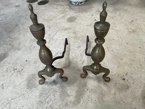 Vintage Kamin Andirons - Bild 1 von 10