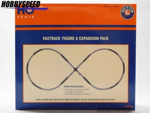 Lionel HO Scale Fastrack Figur 8 Erweiterung Add On Weiche Zug 8758080 NEU - Bild 1 von 2