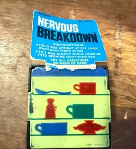 VTG 1968 KOHNER NERVOUS BREAKDOWN TOY Marble Ball Game Kitchen Design - Picture 1 of 8