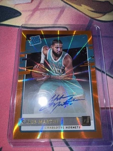 2020-21 Panini Donruss Auto Rated Rookie Orange Holo Laser #212 Caleb Martin RC - Picture 1 of 4