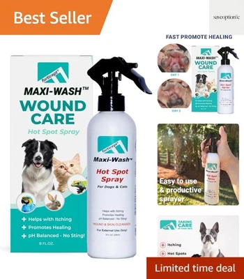 Veterinarian Recommended Maxi-Wash Spray - Effective Skin Relief for Pets 8 oz - Image 1 of 4