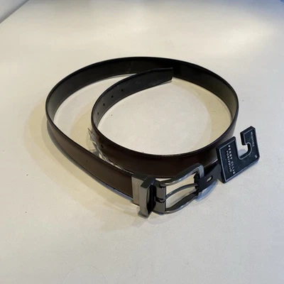 Perry Ellis Reversible Burnished Edge Belt Size 38 - Image 1 of 2