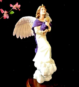 Figurina Angelo "Ascensione dell'Anima" 1993 Bill Dale 10,5" Alta Vintage - Foto 1 di 14
