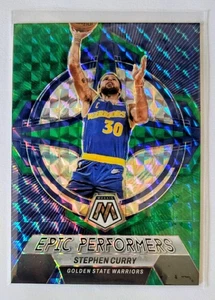 Stephen Curry Panini Mosaic Prizm Green Epic Performers #1 - Picture 1 of 2